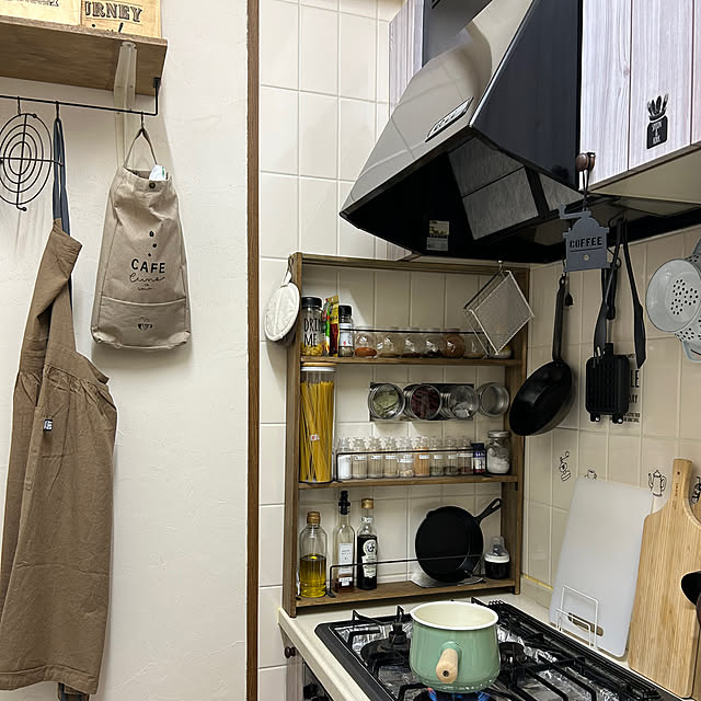 カフェインテリア/まだまだお世話になります/換気扇もコンロも25年/築25年マンション/コンロ周り掃除...などのインテリア実例 - 2023-07-09 19:36:16