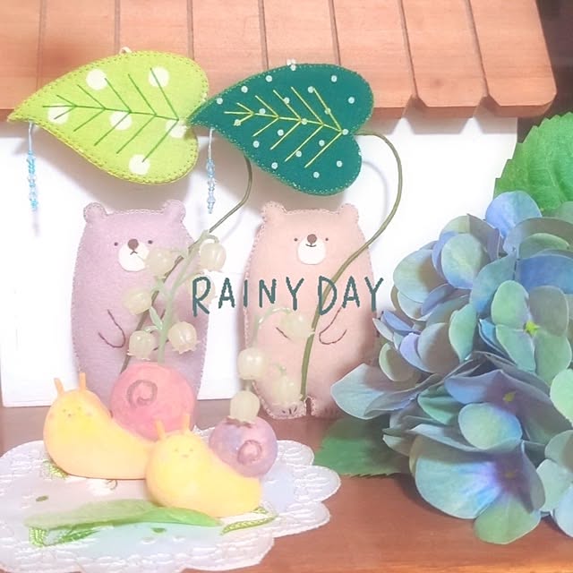 部屋全体/雨の日でも楽しもう/紫陽花/ハンドメイド/ナチュラルインテリア...などのインテリア実例 - 2025-05-24 15:47:11