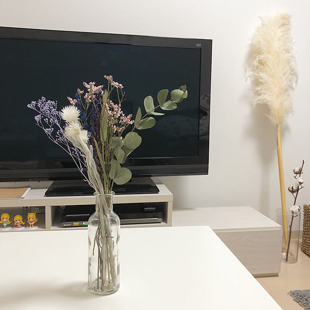 一人暮らし/IKEA/セリア/100均/ドライフラワー...などのインテリア実例 - 2018-04-23 05:01:27