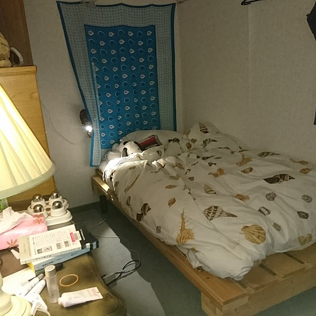 ベッド周りのインテリア実例 - 2017-06-14 23:51:32