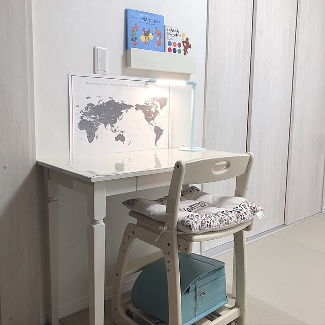 勉強机/モノトーン/IKEA/和室/机のインテリア実例 - 2019-04-23 20:53:04