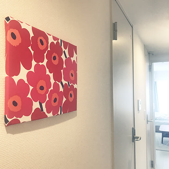 ファブリックパネル/ウニッコ/marimekko/10分でできる/一人暮らし...などのインテリア実例 - 2019-11-03 11:33:42