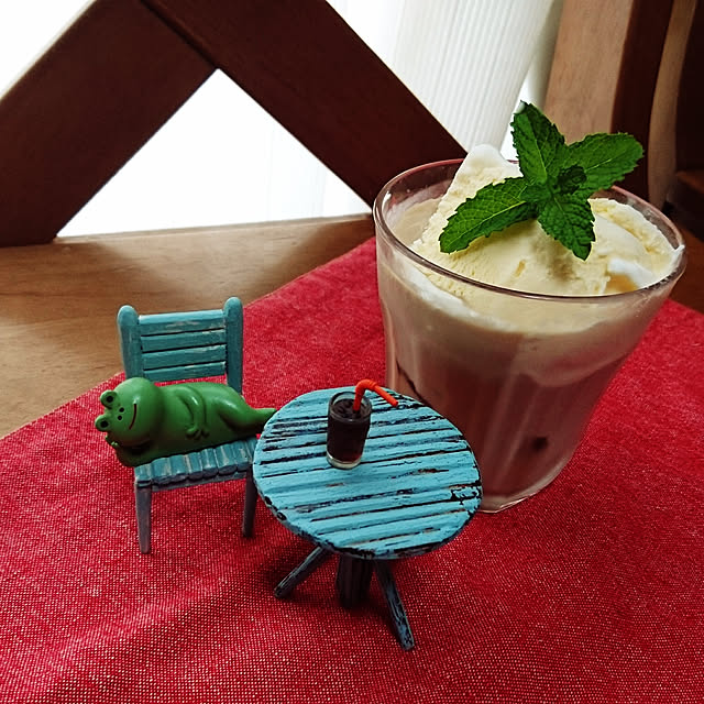 部屋全体/一人暮らし/可愛い小物/ミニチュア雑貨/賃貸アパート...などのインテリア実例 - 2018-07-18 18:19:52