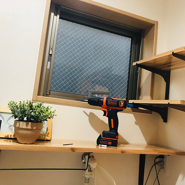 初DIY/観葉植物/雑貨/一人暮らし/DIY棚...などのインテリア実例 - 2019-04-19 23:52:05