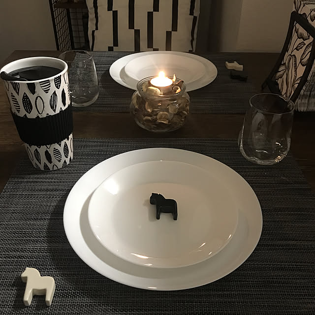 lillian_のイケア-【IKEA Original】SNABBAKAT -スナッバカート- 箸置き ブラック ホワイト 4ピースの家具・インテリア写真