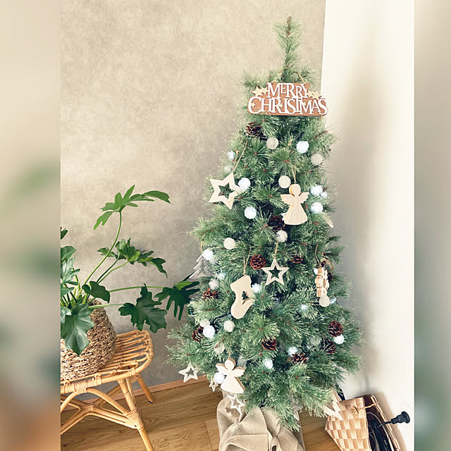 リビング/オーナメント/ナチュラル/クリスマス/クリスマスツリー150cm...などのインテリア実例 - 2023-10-31 12:09:47