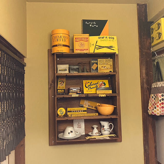 チモトコーヒー缶/KodakChrome/東京の家は昭和レトロなアジト/東京の家/雑貨...などのインテリア実例 - 2023-01-19 10:24:06