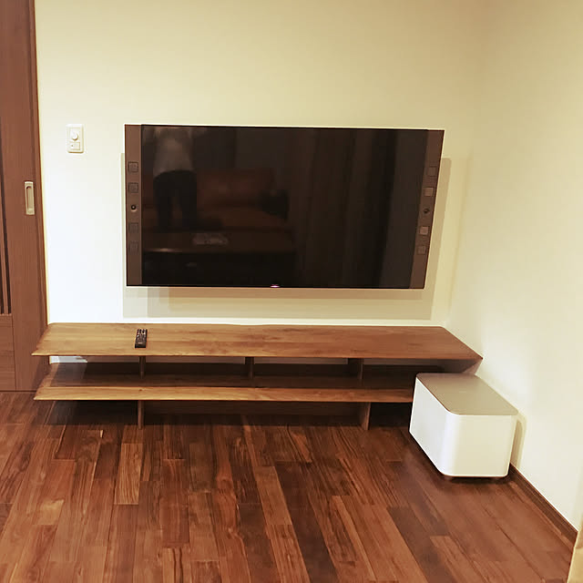 リビング/テレビボード/平屋の家/和モダン/大川家具...などのインテリア実例 - 2017-12-11 17:37:25