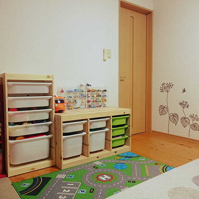 棚/すっきり暮らしたい/IKEA/トロファスト/IKEA道路マット 棚/すっきり暮らしたい/IKEA/トロファスト/IKEA道路マット