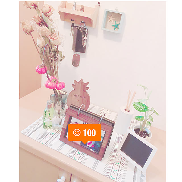 100均/ハンドメイド/ドライフラワー/DIY/ニトリ...などのインテリア実例 - 2019-10-13 23:57:25