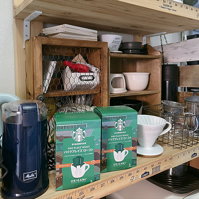 パイクプレイス/コーヒーのある暮らし/コーヒータイム/スターバックス/おうちカフェ...などのインテリア実例 - 2022-10-19 08:22:12
