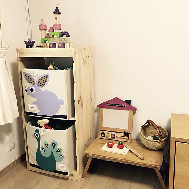 部屋全体/3sprouts/こども部屋/おもちゃ箱/動物モチーフ...などのインテリア実例 - 2017-09-19 16:55:41