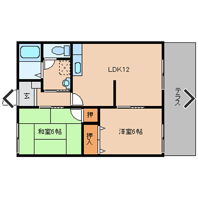 部屋全体/3人家族/賃貸アパート/2LDKのインテリア実例 - 2018-01-11 20:10:29