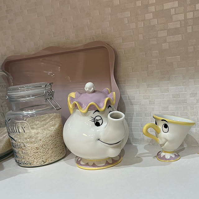 キッチン/ディズニー/ポット夫人/食器棚/Francfranc...などのインテリア実例 - 2023-08-16 00:12:07