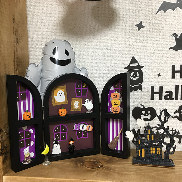 ハロウィン/3COINS/棚のインテリア実例 - 2019-10-28 22:33:40