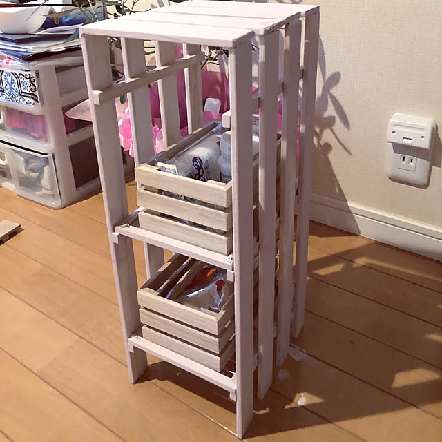 棚/未完成ですが…/DIY/ダイソーのインテリア実例 - 2018-08-15 17:49:25