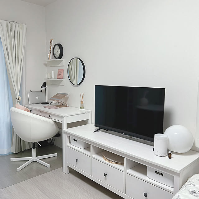 テレビ周りの収納/IKEA HEMNES/ig→kiyo_home/IKEA/テレビボード テレビ周りの収納/IKEA HEMNES/ig→kiyo_home/IKEA/テレビボード