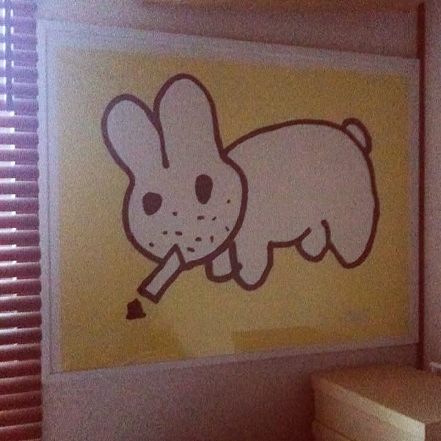壁/天井/ポスター/ウサギのインテリア実例 - 2013-07-10 17:20:38