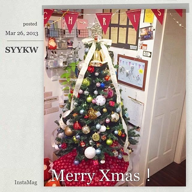 リビング/ニトリ/クリスマス/クリスマスツリー/インテリア...などのインテリア実例 - 2016-12-04 07:02:56
