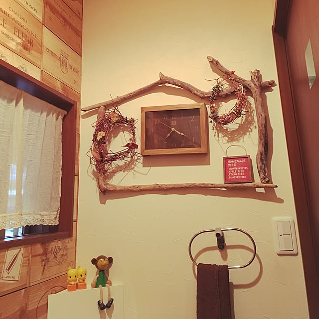 バス/トイレ/流木DIY/雑貨/DIY/ハンドメイドのインテリア実例 - 2016-10-31 07:16:25