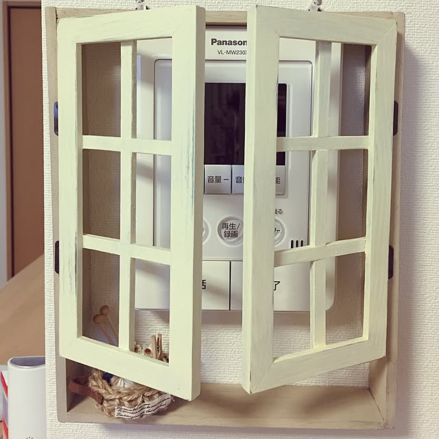 ハンドメイド インターホン隠しのおしゃれなアレンジ・飾り方の ハンドメイド インターホン隠しのおしゃれなアレンジ・飾り方の