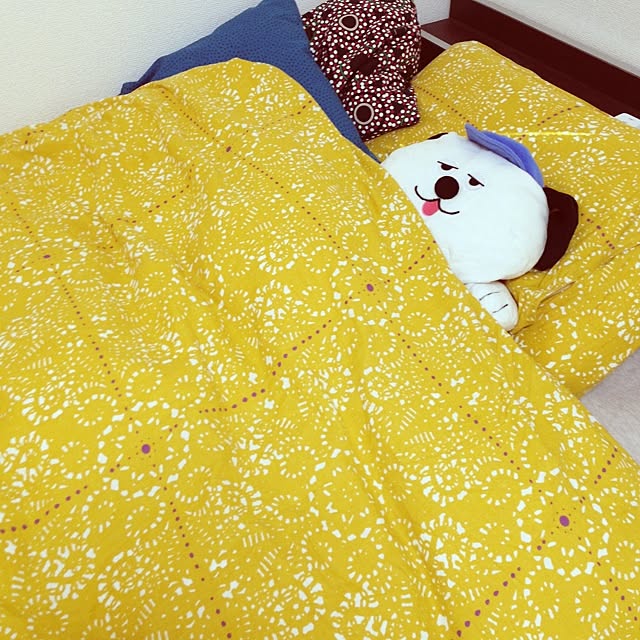 ベッド周り/IKEAベッドカバーのインテリア実例 - 2013-03-28 16:12:52