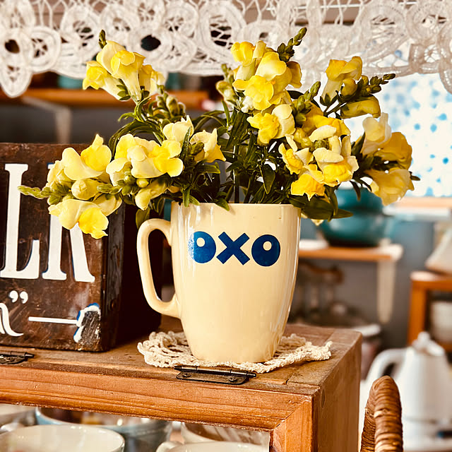 キッチン/アンティークホーロー/アンティーク　oxo/カントリー/イギリスアンティーク...などのインテリア実例 - 2025-04-02 14:04:25