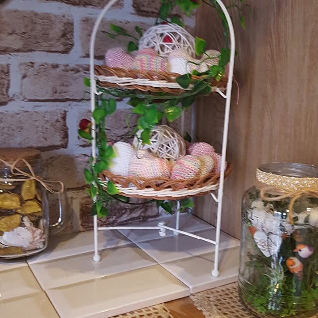 玄関/入り口/DAISO♥/アンティークのインテリア実例 - 2016-02-08 17:42:01