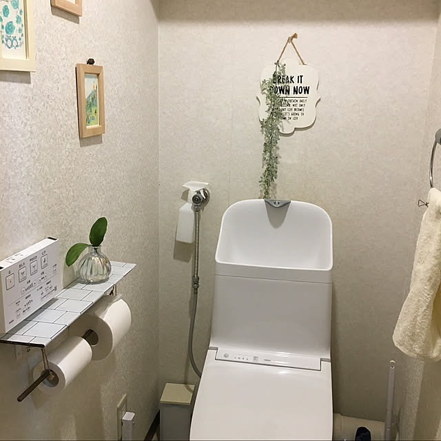 100均/賃貸でも楽しく♪/セリア/DIY/バス/トイレのインテリア実例 - 2021-08-19 20:45:37