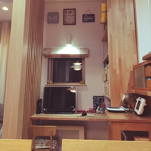 机のインテリア実例 - 2017-01-05 00:18:04