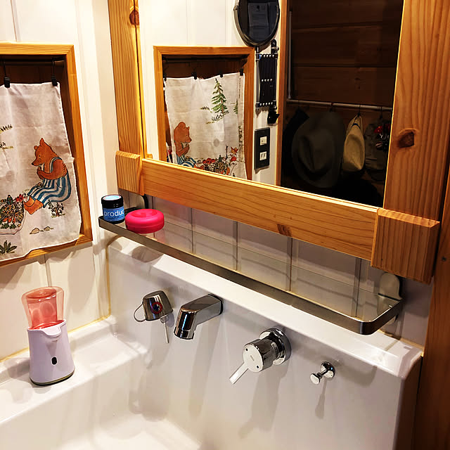 BROGRUND ブログルンド/ログハウス/クリナップ 洗面台/半造作洗面台/IKEA...などのインテリア実例 - 2020-02-08 12:50:06