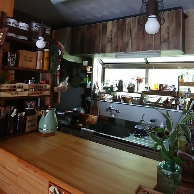 玄関/入り口/今日の我が家。/カウンター/カウンターの片付け/このままキープ出来るか…...などのインテリア実例 - 2020-08-20 16:25:10