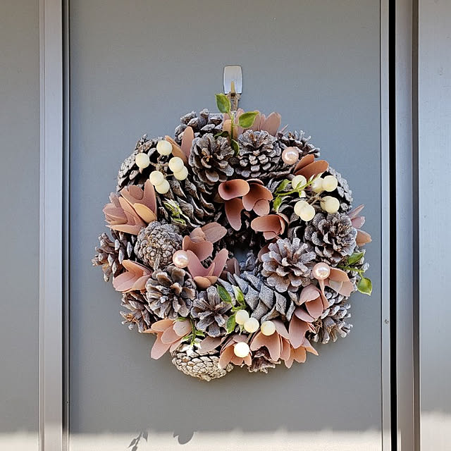 クリスマス/北欧/玄関/入り口/一条工務店 アイスマート/クリスマスリースのインテリア実例 - 2022-11-05 20:09:45