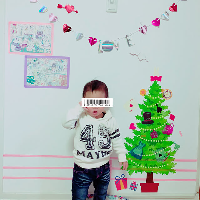 壁/天井/3COINS/クリスマス/ゆめかわいい/可愛い...などのインテリア実例 - 2017-11-27 15:43:33