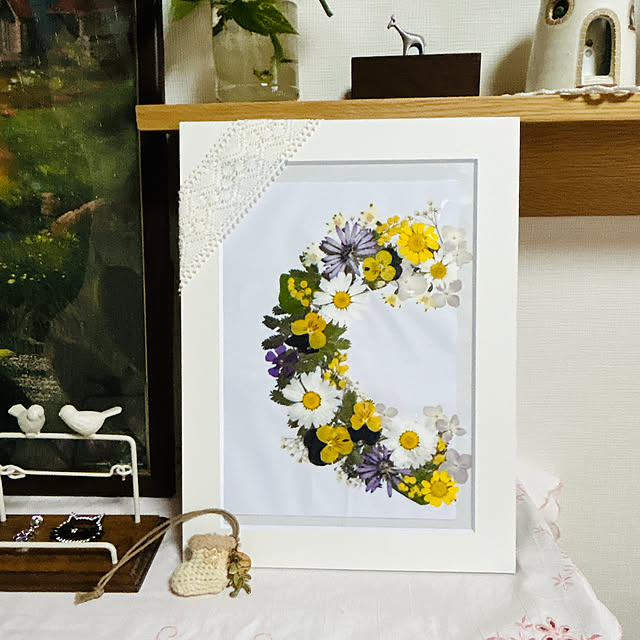 押し花アートのインテリア実例 | RoomClip(ルームクリップ) 押し花アートのインテリア実例 | RoomClip(ルームクリップ)