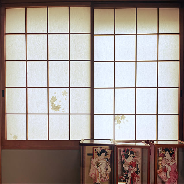 お直シール/さくら/障子シール/障子リメイク/障子やぶれてる...などのインテリア実例 - 2022-08-16 22:33:37