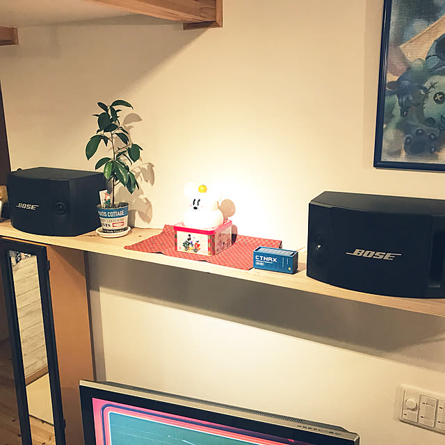 アイアン/がじゅまる/bose201/飾り棚DIY/リビングのインテリア実例 - 2019-12-30 22:05:33