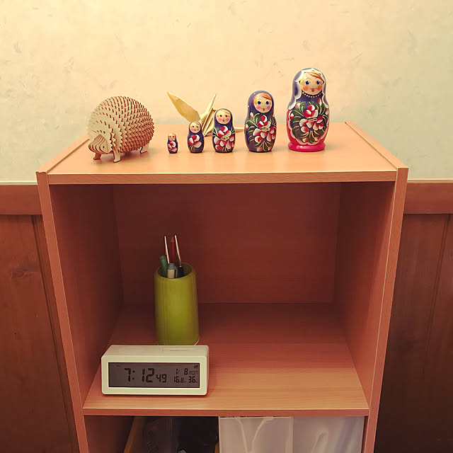 棚/照明/雑貨/無印良品/ダイソー...などのインテリア実例 - 2018-01-08 20:55:02