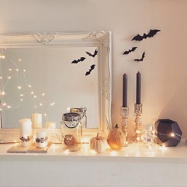 ディスプレイ/ホワイトインテリアに/海外インテリアに憧れる/ハロウィン/ig→chiii__stagram...などのインテリア実例 - 2018-10-20 08:58:45