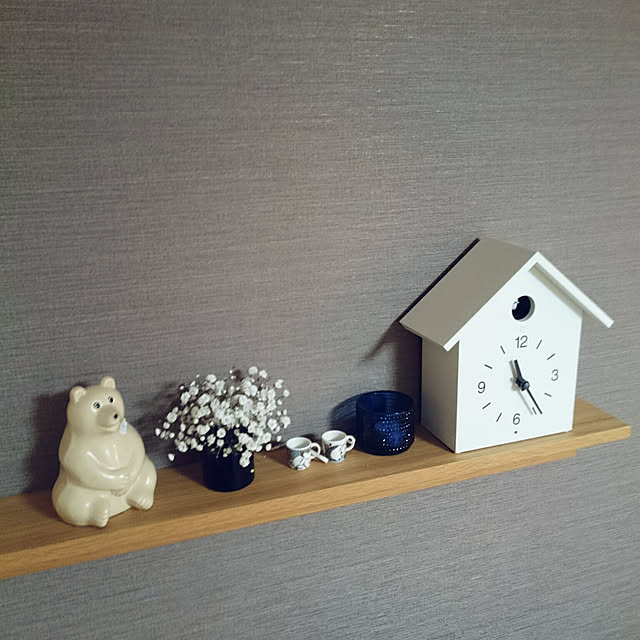 壁/天井/10000人の暮らし/カステヘルミ/しろくま貯金箱/カステヘルミキャンドルホルダー...などのインテリア実例 - 2018-01-27 23:30:02