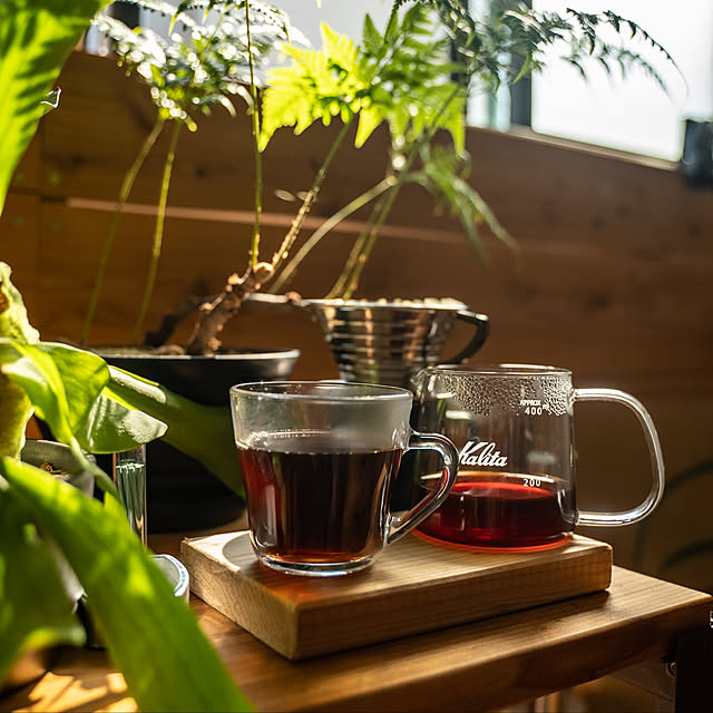 カリタ/空間デザイン/コーヒーのある暮らし/カフェ風インテリア/観葉植物...などのインテリア実例 - 2023-01-08 08:50:37