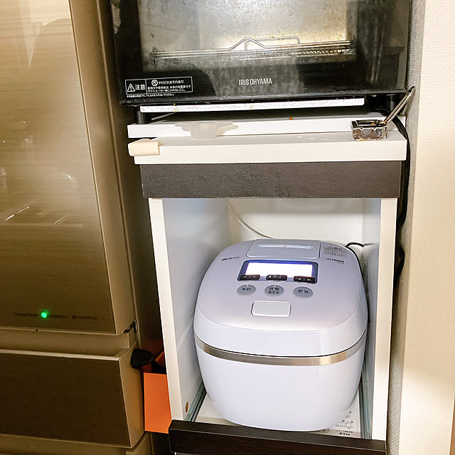 炊飯器/炊飯器置き場/キッチンツール/新婚/自分記録...などのインテリア実例 - 2020-09-19 13:11:14