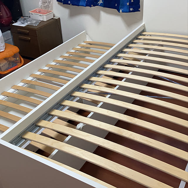 IKEA収納/IKEAベッド/IKEA組み立て/IKEA組み立て大変/IKEA SLÄKT スレクト...などのインテリア実例 - 2022-12-31 11:40:08