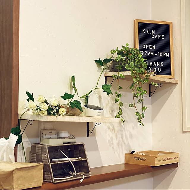 DIY/セリア/ナチュラル/カフェ風/リビングのインテリア実例 - 2020-09-27 19:06:34
