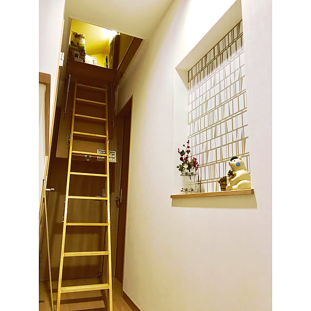 壁/天井/お正月ディスプレイ/しろくま貯金箱/屋根裏収納/北欧のインテリア実例 - 2017-12-28 18:34:03