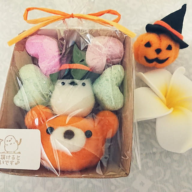 玄関/入り口/ハロウィン/ミンネで購入❤/anzさんの作品♡﻿/シマエナガちゃん♡...などのインテリア実例 - 2020-09-02 09:02:13