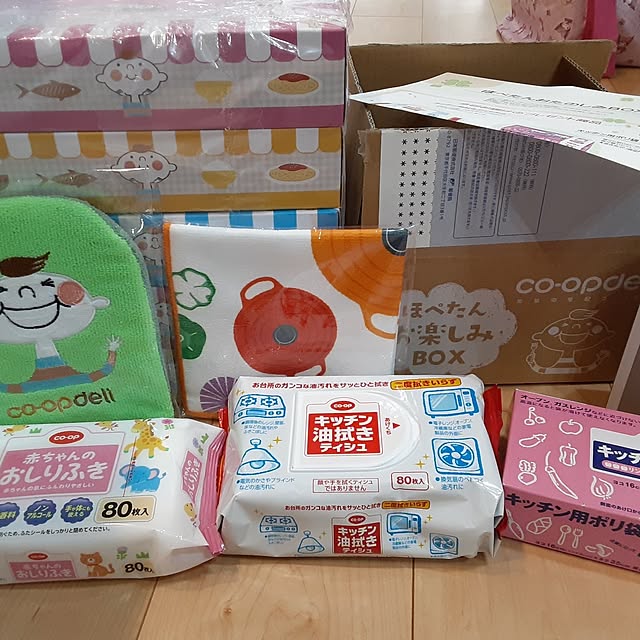キッチン/co-opdeli/co-op/ほぺたんお楽しみBOX/粗品のインテリア実例 - 2024-03-03 15:47:53