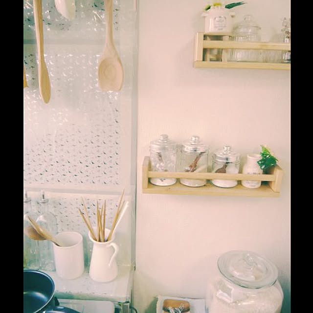 キッチン/キッチン　　　/セリア/DIY/100均のインテリア実例 - 2015-02-27 14:27:16