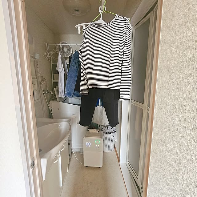 バス/トイレ/CORONA/部屋干し/洗濯物干しスペース/除湿機...などのインテリア実例 - 2025-04-23 09:49:16