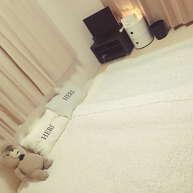 ダイソー/IKEA/ニトリ/ベッド周りのインテリア実例 - 2019-10-25 13:41:48